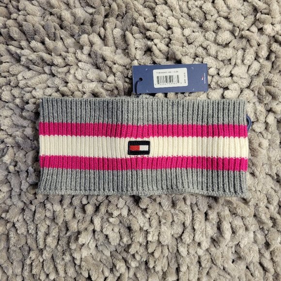 TOMMY HILFIGER WOMENS KNIT SCARF ROUND - Picture 7 of 11